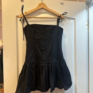 Edikted Black Strap Dress
